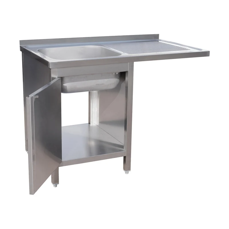 Spülzentrum 1200 x 600 x 850 mm 1 Becken links 600 mm Tiefe