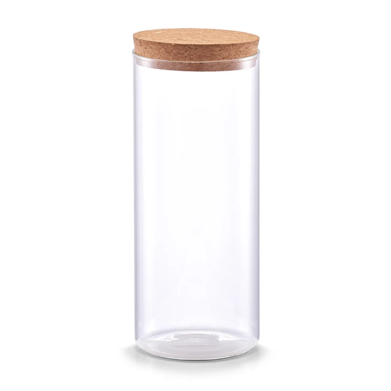 Glasgefäß 1,4 Liter mit Korkdeckel Zeller Present