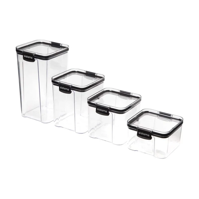 Luftdichter Vorratsbehälter 700 ml stapelbar Sistema