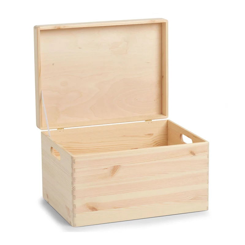 Holzkiste mit Deckel 40x30x23 cm Zeller