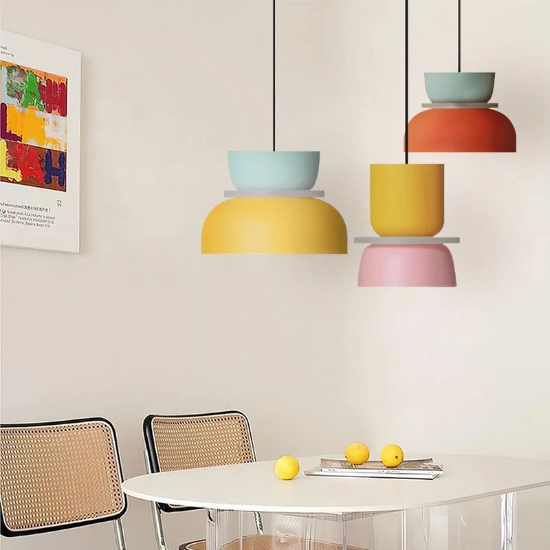 Lucie Kleurblok Scandinavische Hanglamp
