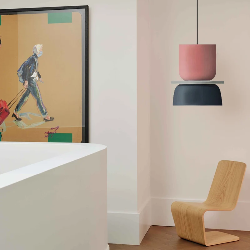 Lucie Kleurblok Scandinavische Hanglamp