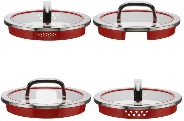 WMF Topfset Function 4 – Edelstahl – 5-teilig – Stielkasserolle ø 16, 20, 20 und 24 cm sowie Stielkasserolle ø 16 cm