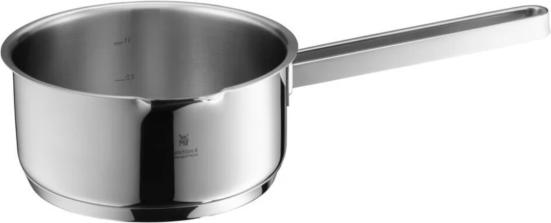 WMF Topfset Function 4 – Edelstahl – 5-teilig – Stielkasserolle ø 16, 20, 20 und 24 cm sowie Stielkasserolle ø 16 cm
