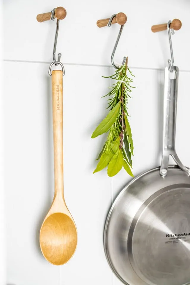 KitchenAid Schöpfkelle Core Birkenholz 33 cm Braun - Servierlöffel Antihaft