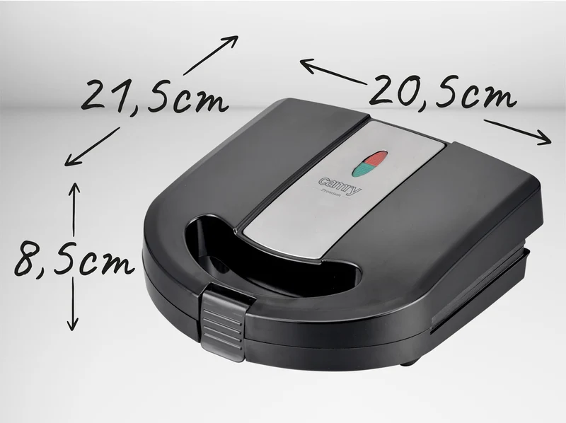 Camry CR 3063 Backgerät 3in1 Sandwichmaker/Kontaktgrill/Nussbäcker