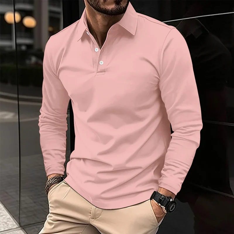 Gideon | Klassiek Langarm Poloshirt