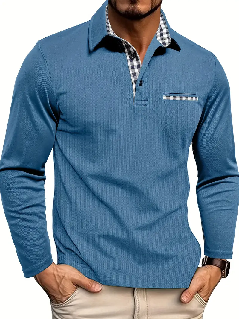 Chris | Heren Winter Lange Mouwen Polo-Shirt