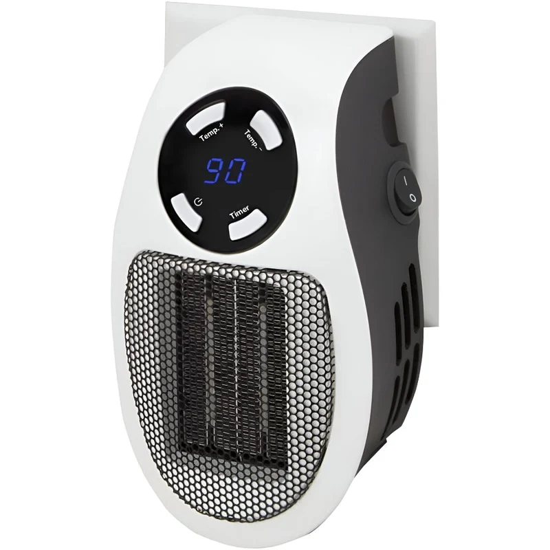 Keramische Verwarmingsventilator | Verwarming voor Stopcontact | Stille mini Verwarmingsventilator | ThermoDock