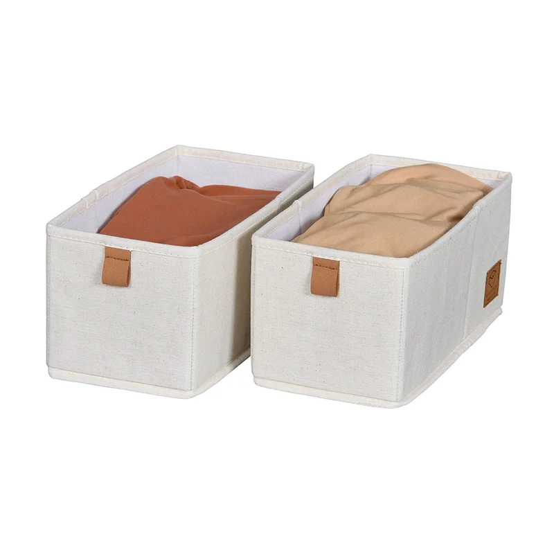 Schubladenkorb beige Kleiderschrank 2x mittel Store It