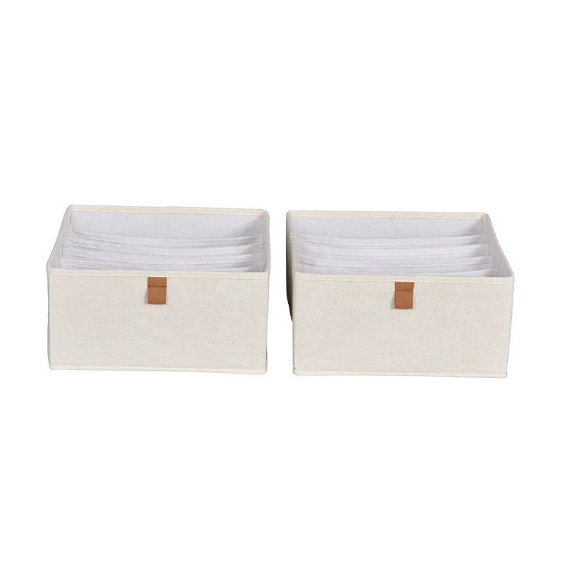 Schubladenkorb beige Kleiderschrank 2x groß 6-seitig Store It