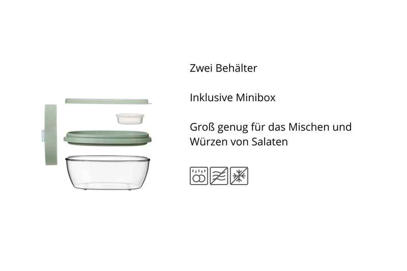 Salatbox nordic sage Ellipse