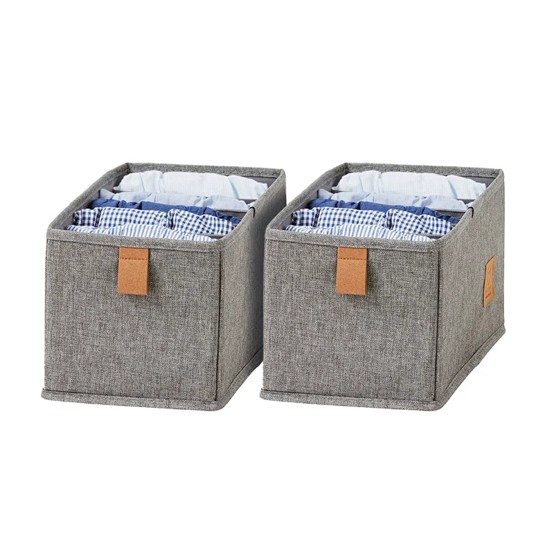 Schubladenkorb grau Kleiderschrank 2x mittel 6-Regal Store It