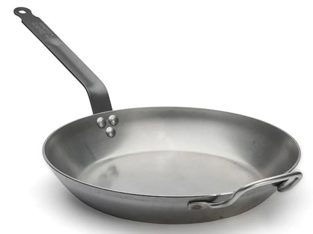 De Buyer Bratpfanne Lyonnaise Carbon - ø 32 cm - Ohne Antihaftbeschichtung