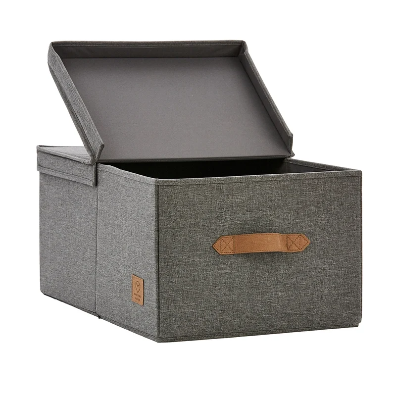 Aufbewahrungsbox grau Kleiderschrank extra groß Store It