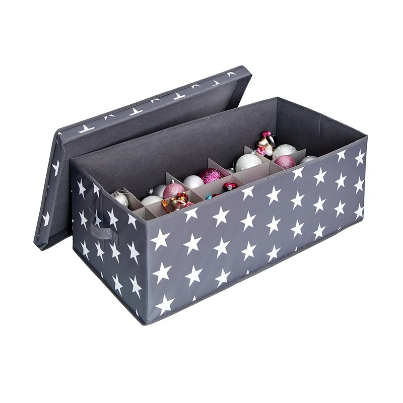 Weihnachtskugeln Aufbewahrungsbox Sterne 30 Kugeln Store It