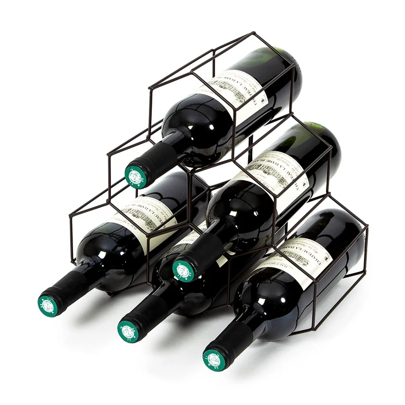 Sechseckiges Weinregal Compactor