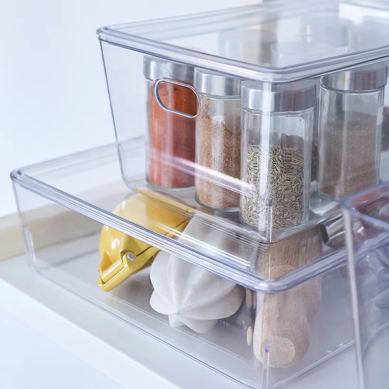 Transparenter Behälter mit Deckel 5 Liter Ezystorage