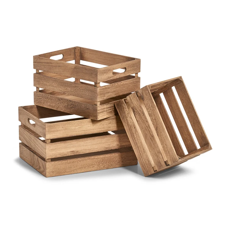 Holzkiste stapelbar mittel Zeller Present