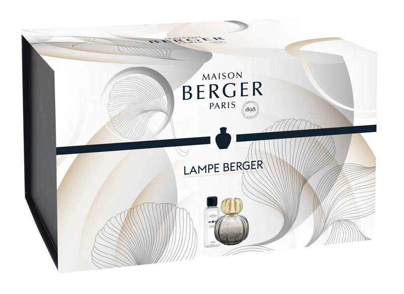 Maison Berger Duftset Glas 250 ml Grau - Duftlampe Geschenkset - Corali
