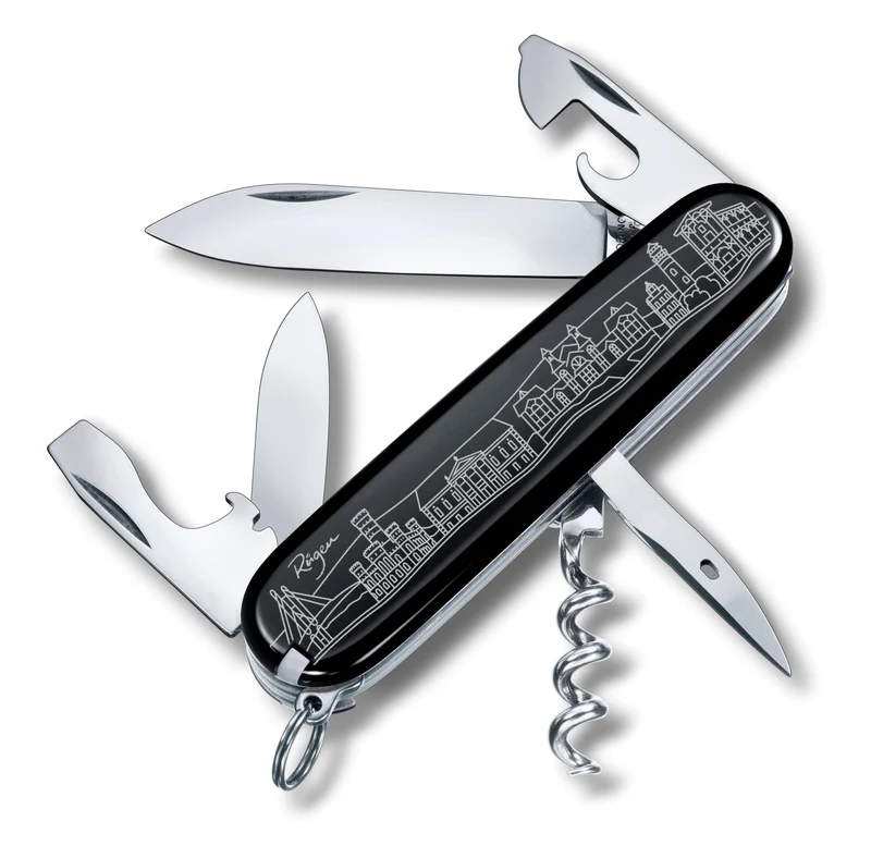 Victorinox: „Insel Rügen“, schwarz, Spartan, 1.3603.3 RÜG