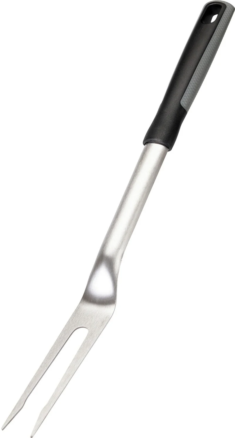 Cookinglife BBQ Gabel Fire & Flavour RVS 42 cm - Grillgabel für Fleisch und Gemüse