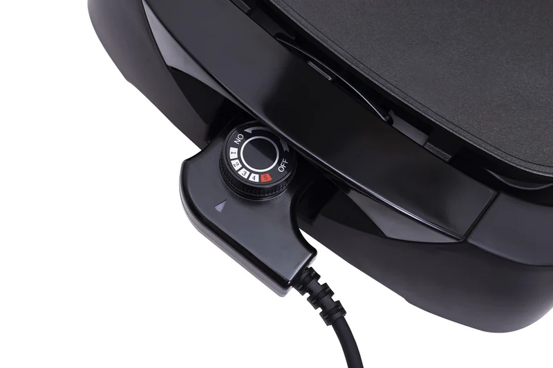 Adler AD 6610 Elektrogrill Tischgrill mit Glasdeckel 2 Grillflächen flach/gekerbt