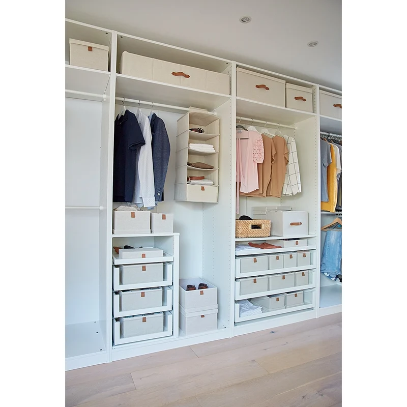 Aufbewahrungsbox beige Kleiderschrank Store It