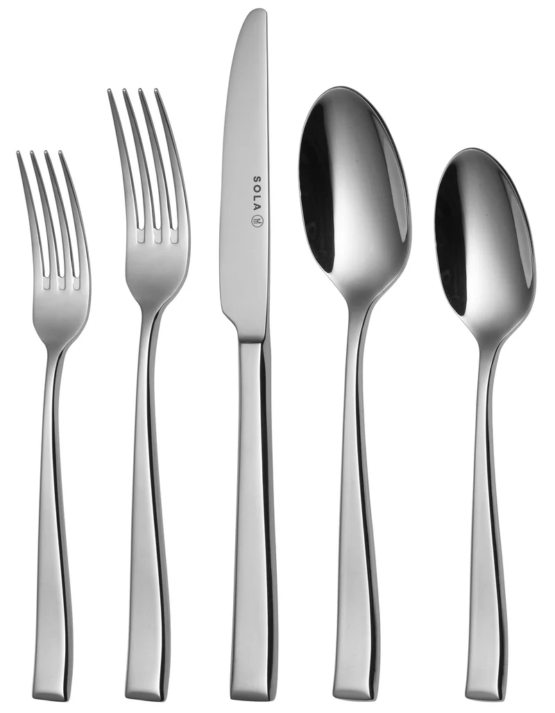Sola Besteckset Durban - 18/10 Edelstahl - 90-teilig / 9 Personen