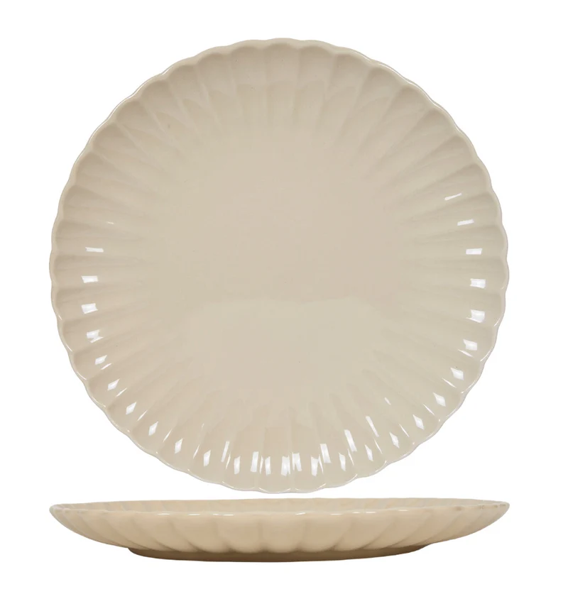 Cookinglife Frühstücksteller / Dessertteller Cardida Beige ø 19,5 cm - 6 Stück