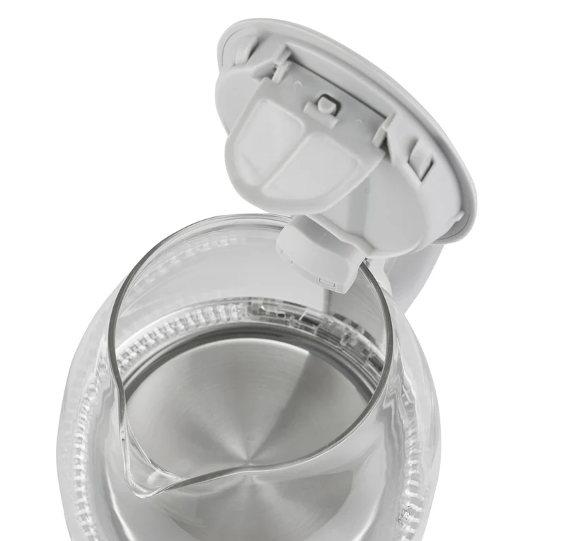 Adler AD 1283G Glas Wasserkocher 1 L 1100 Watt grau