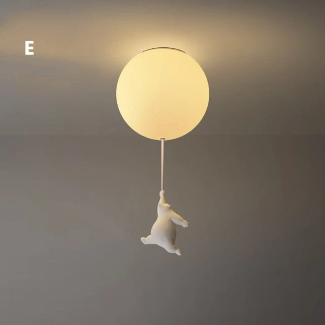 Ballonbeer Plafondlamp | Speelse Berenontwerp