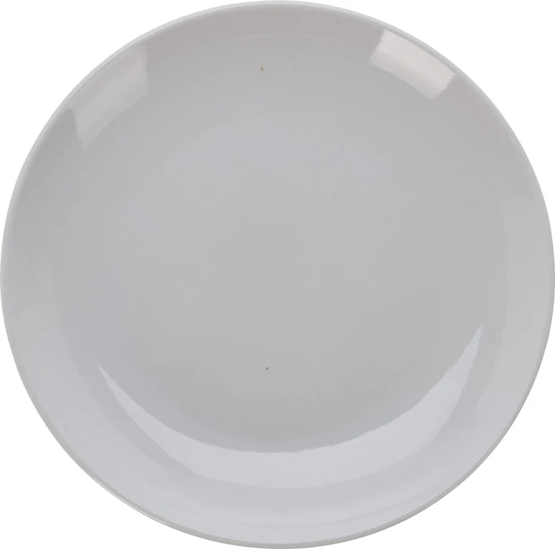 Cookinglife Porzellan-Speiseteller Ø 27 cm – 4er-Set – Elegantes, modernes, weißes Design