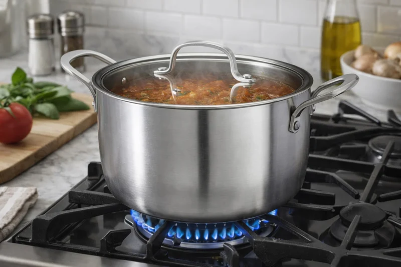 Cookinglife Kochtopf Edelstahl Ø20 cm 2,2 L - Induktion - Signature Steel
