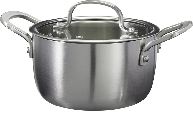 Cookinglife Kasserolle Edelstahl Ø16 cm/1,2 L - Saucen & Beilagen - Induktion