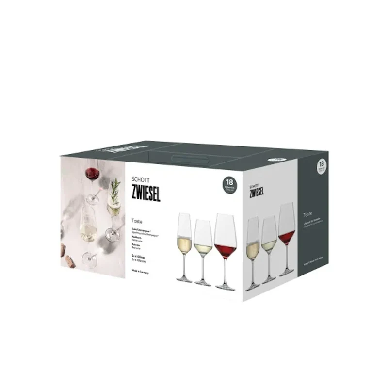 Schott Zwiesel Weinglas-Set (Sektgläser, Weißweingläser & Rotweingläser) Tulip 18-teilig
