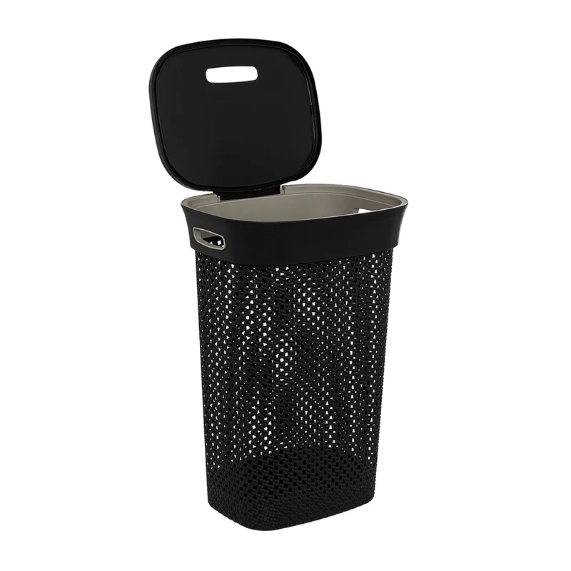 Kunststoff-Wäschekorb grau Five®