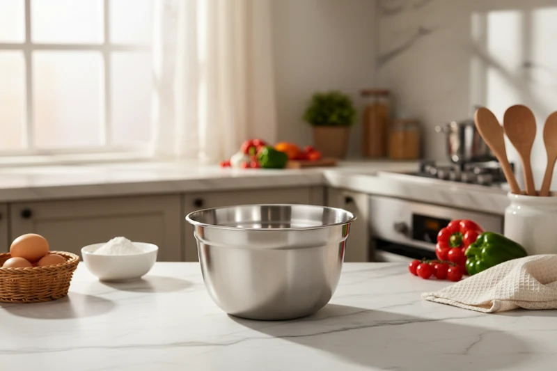 Cookinglife Rührschüssel / Mischschüssel - RVS - ø 17,5 cm
