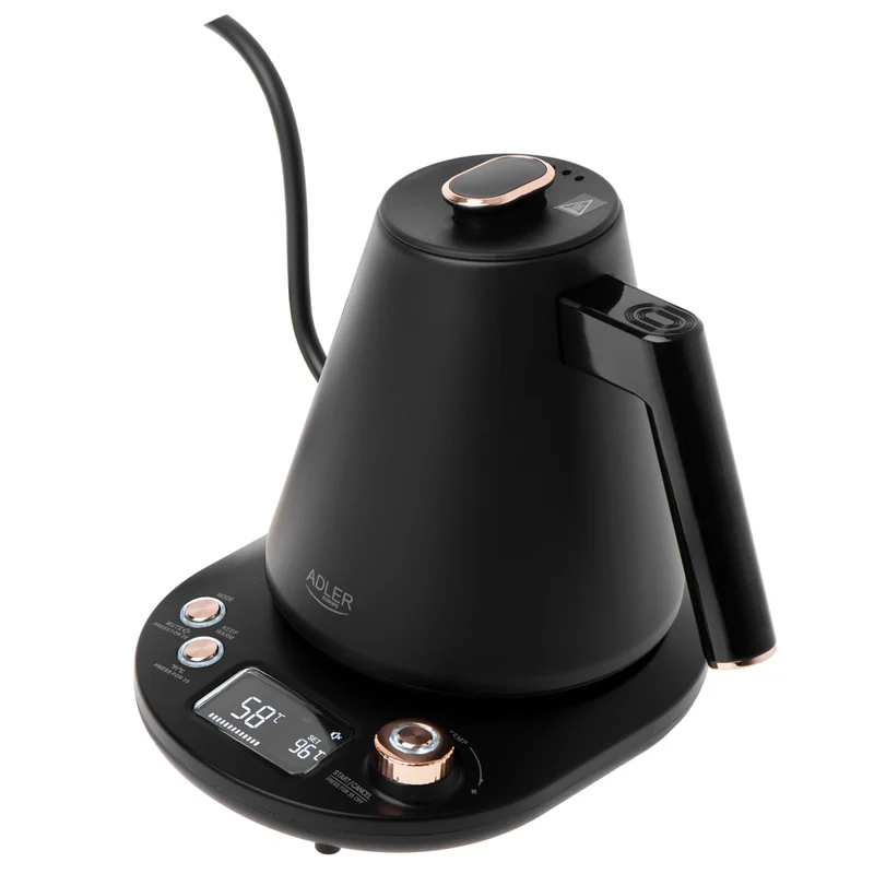 Adler AD 1349 Wasserkocher 1 L mit langem Ausguss undTemperatureinstellung