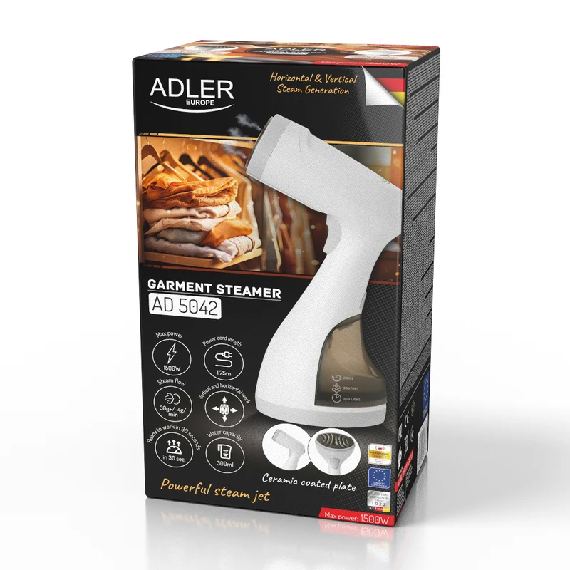 Adler AD 5042 Dampfglätter 1500W