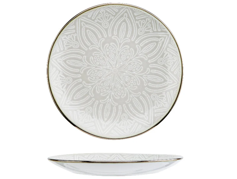 Cosy & Trendy Frühstücksteller / Dessertteller Murano Beige ø 20 cm - 6 Stück