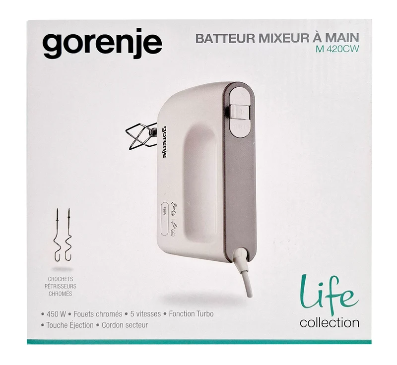 Gorenje M420CW Handmixer weiß 450W