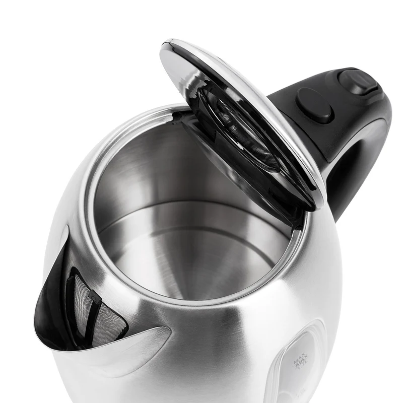 Adler AD 1223 Wasserkocher Edelstahl 1,7 L 2200 W LED-Anzeige