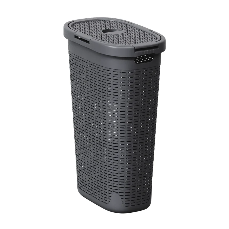 Schmaler Wäschekorb aus Kunststoff Five®