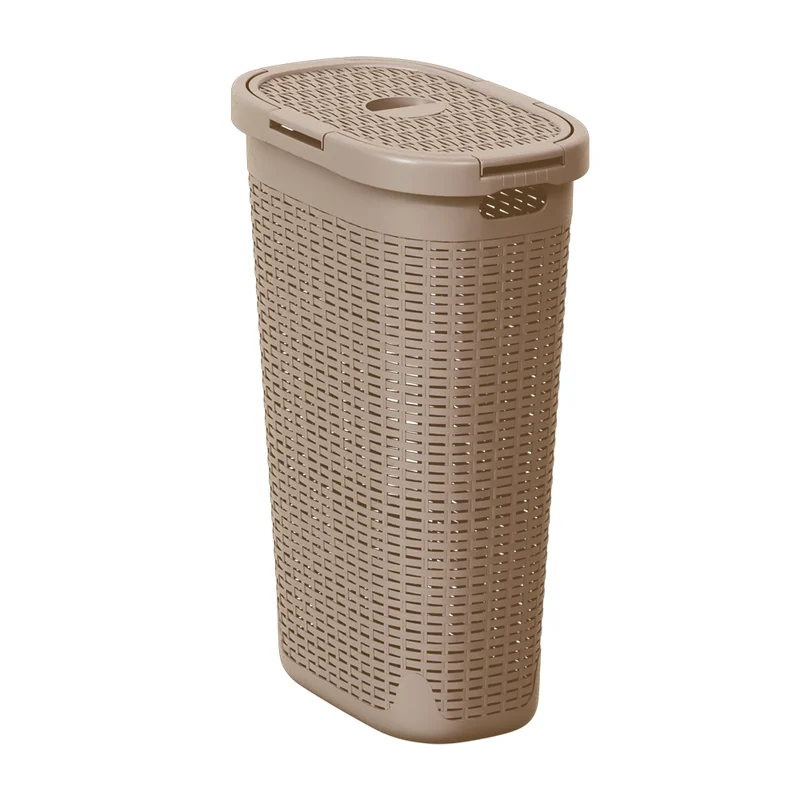 Schmaler Wäschekorb aus Kunststoff Five®