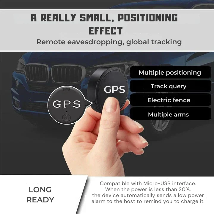 GPS Tracker | Magnetische Bevestiging | Echt-time Locatie via App | SafeTrack