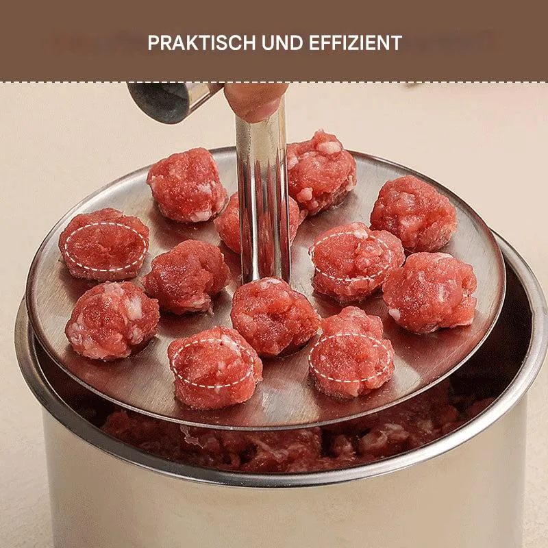 Vleesballetjes | Gelijke grootte | RVS Keukenhulp | FlavoForm