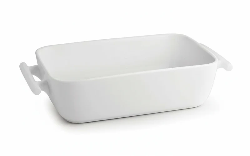 BonBistro Auflaufform Yong Squito – 20 x 14 x 6 cm / 1,1 Liter – Weiß – 2 Stück