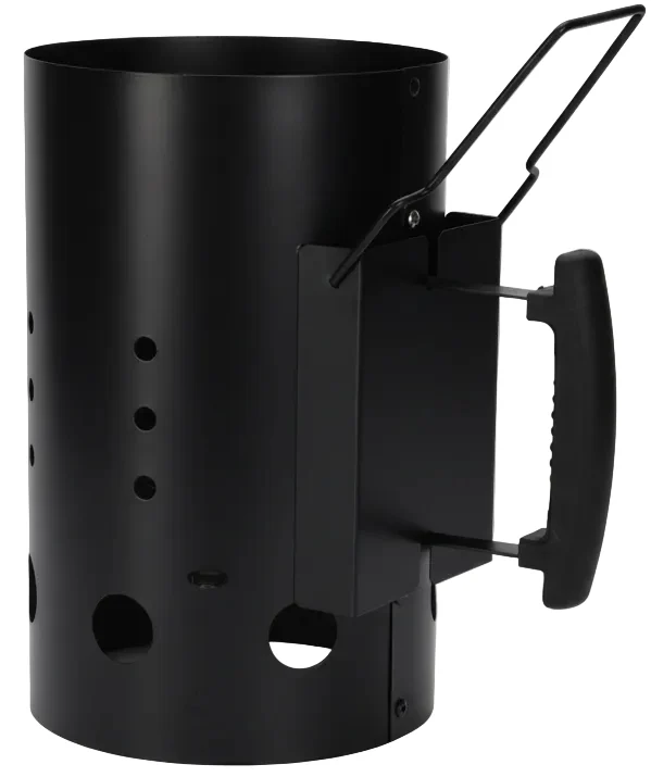 Cookinglife Grillanzünder-Brikett Fire & Flavor 30,5 cm – Hitzebeständiges Metall, Schwarz
