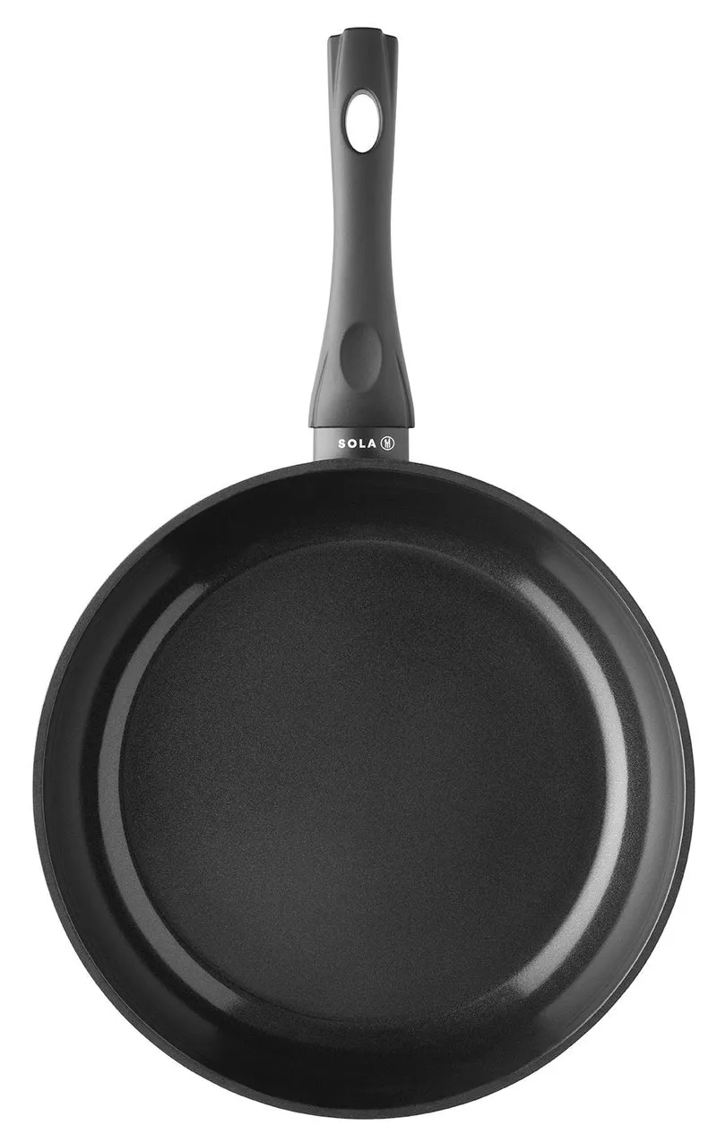Sola Kochgeschirr Set Stonehenge 2-Delig - Bratpfanne ø 28 cm und Wok-Pfanne ø 28 cm - keramische antihaftbeschichtung